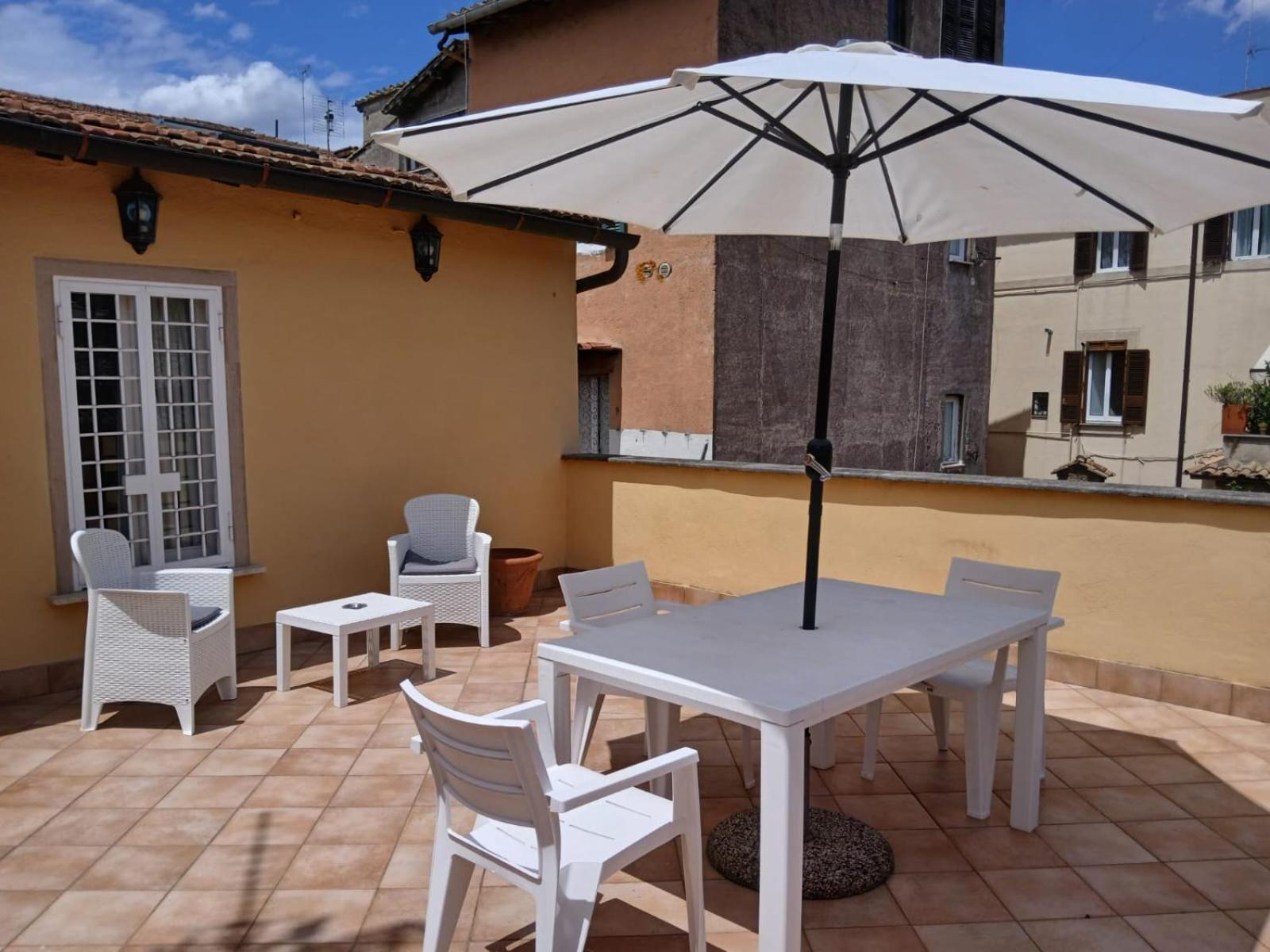 Attico Con Terrazza Santa Cecilia Roma Exterior foto